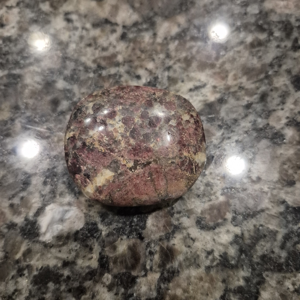Natural Llanite Jasper Que Serra Palm Stone #5 New - Picture 4 of 6